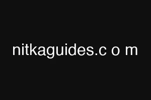 nitkaguides.c o m